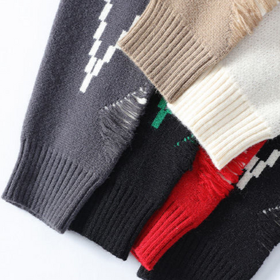 Palmiro® | Alpine Pixel Thick Sweater