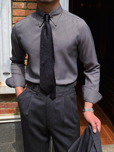 Esmond® | Men'S Shirt With Empire Collar