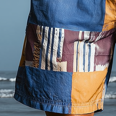 Theodore | Men'S Summer Fashion Printed Cotton Blended Casual Shorts