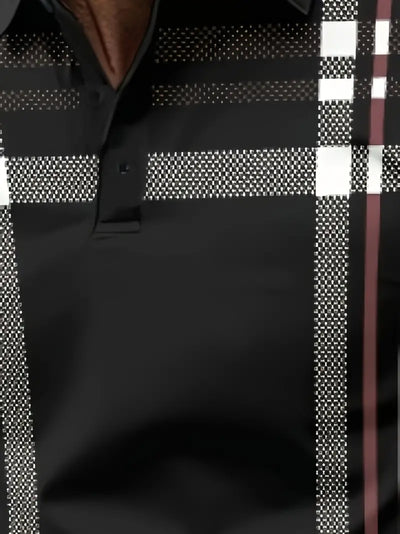 Lurdes® | Stylish Striped Short-Sleeved T-Shirt For Men