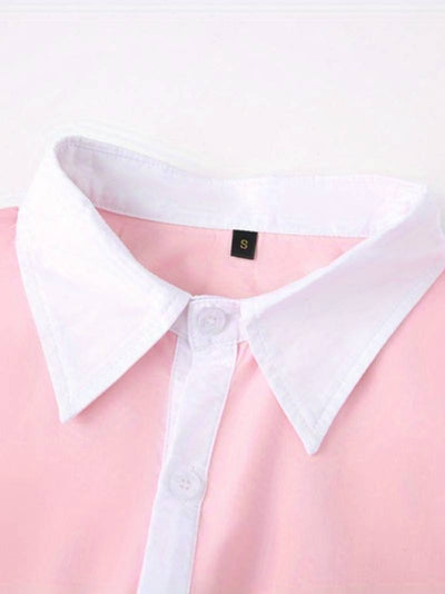 Lolita® | Casual Button-Up Contrast Shirt For Men