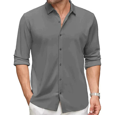 Waldo® | Long-Sleeved Casual Shirt With Button Placket