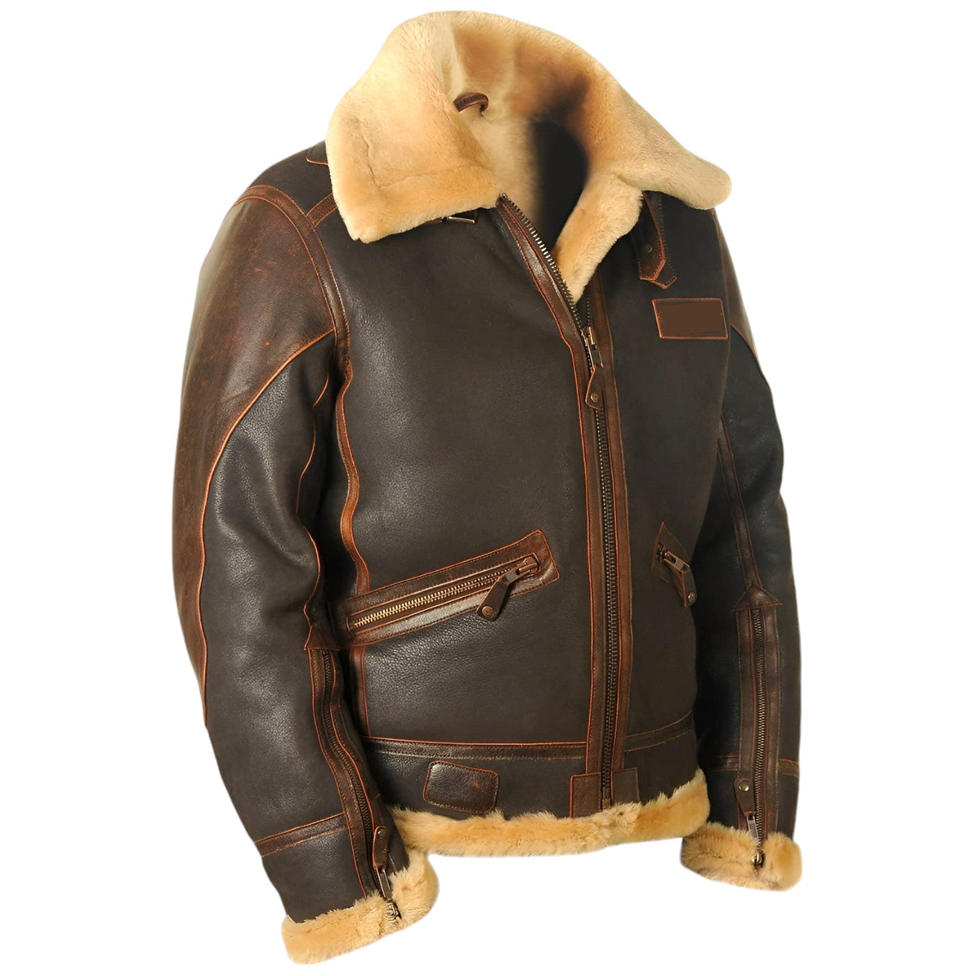 Hal | Retro-inspired men's jacket with shearling lining