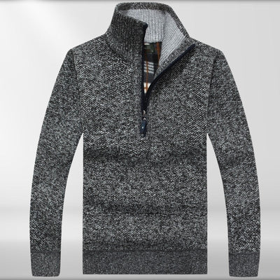 Diego® | Thicker Fleece Sweater With Half Zip