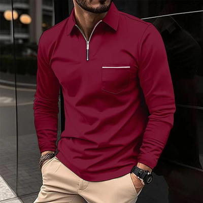 Daniel® | Classic Long-Sleeved Polo Shirt For Spring