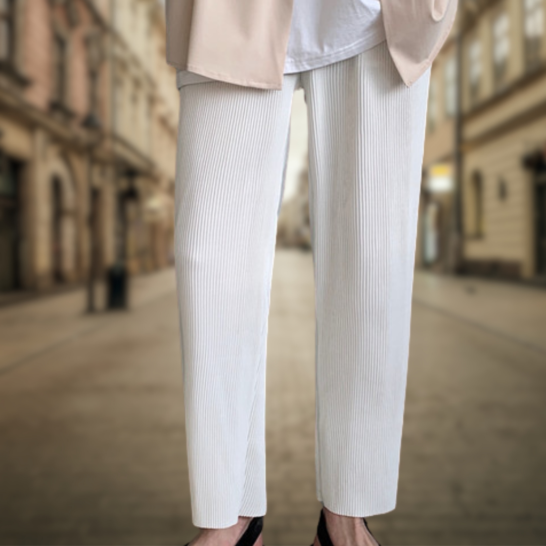 Donaciano® | Elegant trousers in velvety style