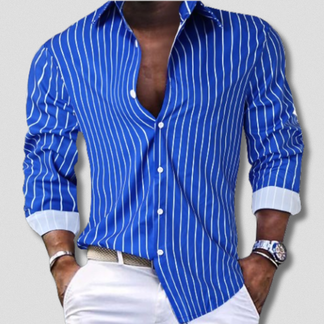 Emeterio® | Elegant Striped Shirt for Men