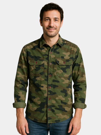 Gene® | Men'S Camouflage Shirt