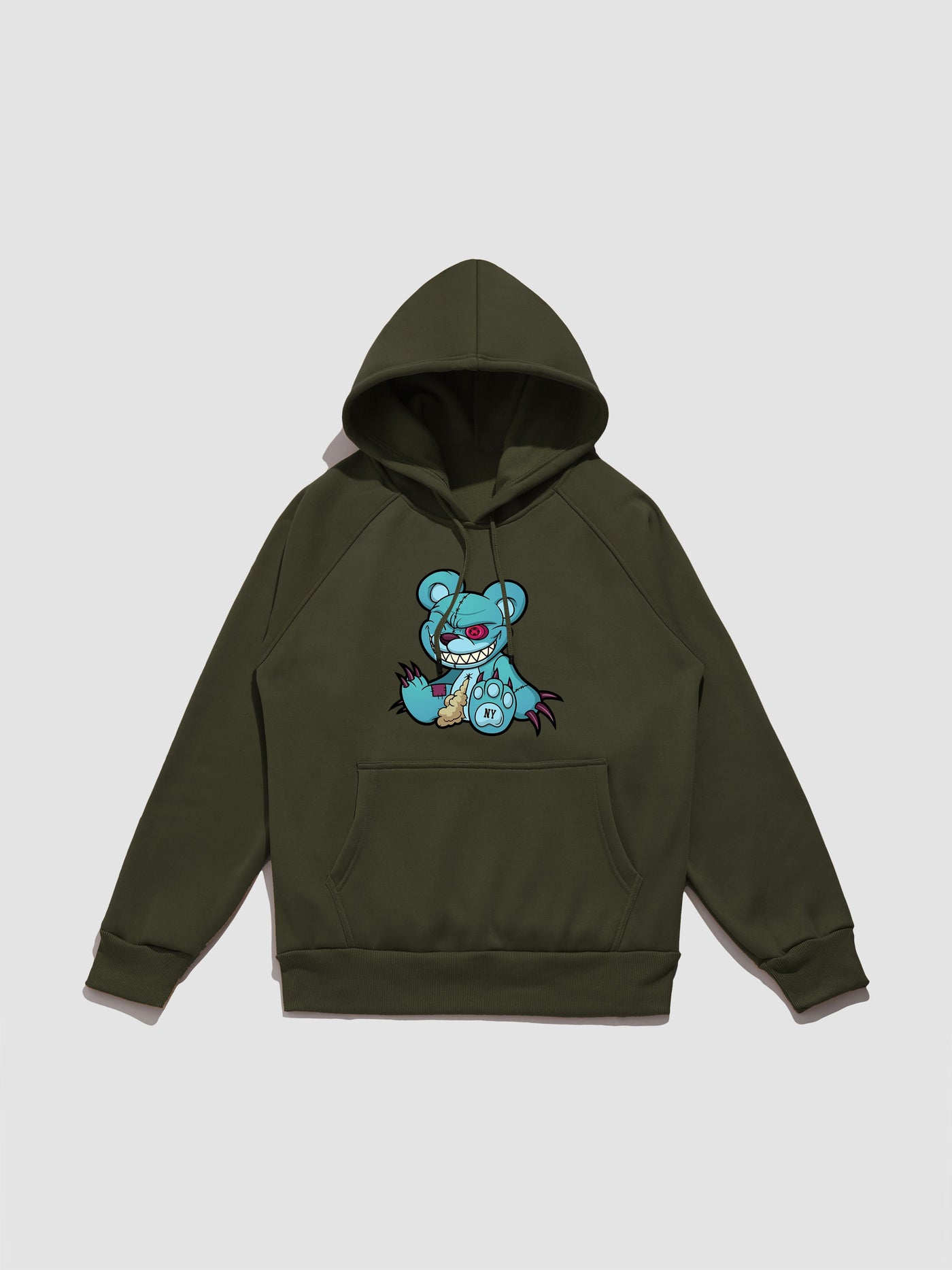 Lionel | Evil Bear Print Hoodie