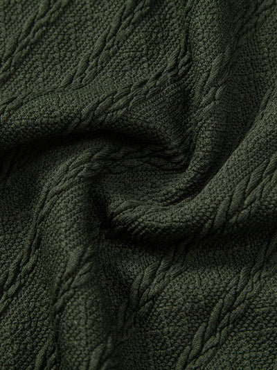 John | Twist Texture Knit Polo Shirt