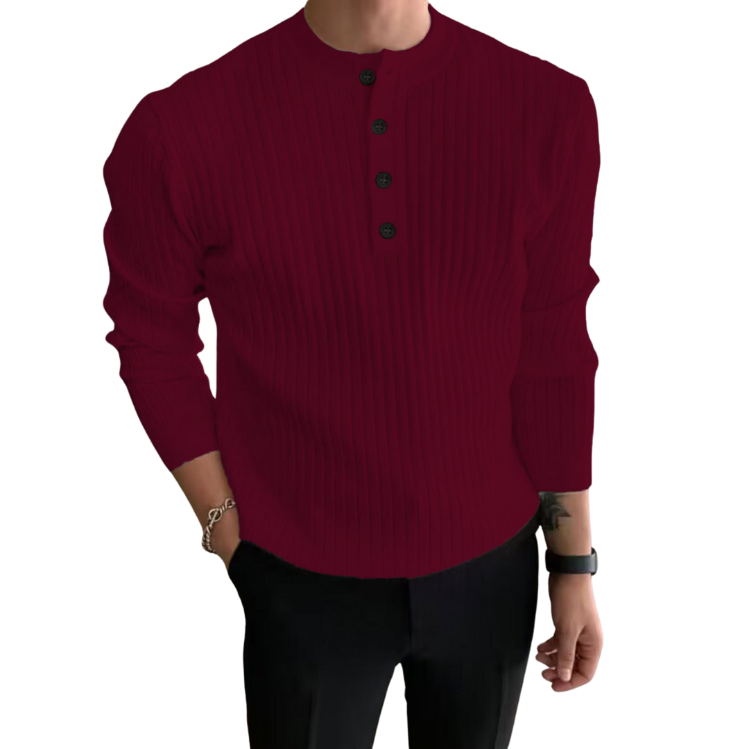 Fox® | Buttoned Sweater For Men