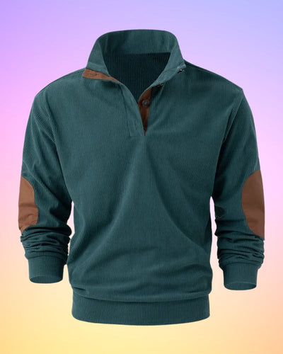 Samuel® | Solid Color Half Open Long Sleeve Shirt