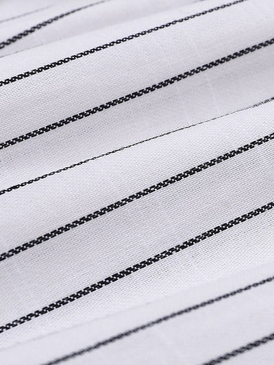 Amin® | Men Cotton Striped Button Up Shirt