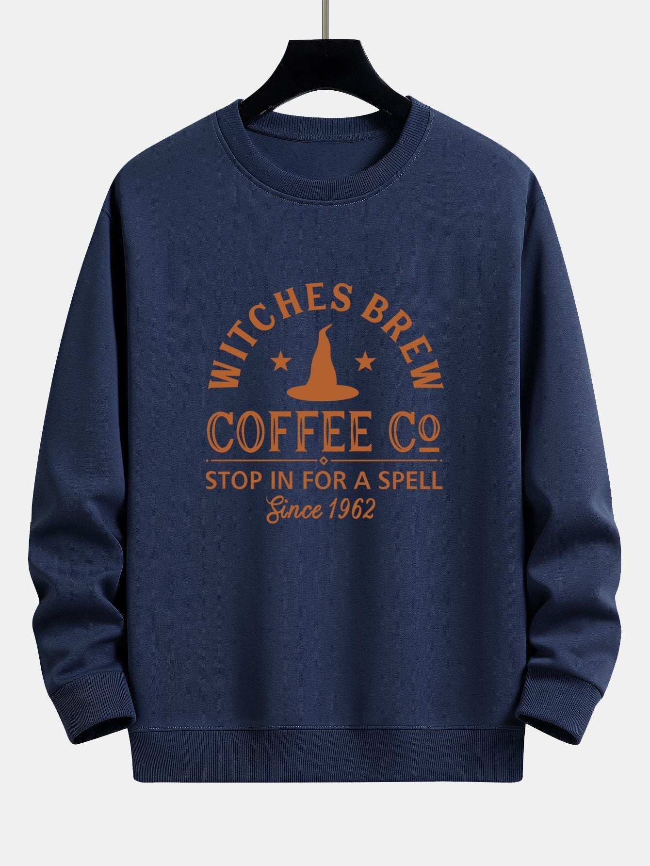 Bernabé® | Halloween Witches Brew Coffee Print Relax Fit Sweatshirt