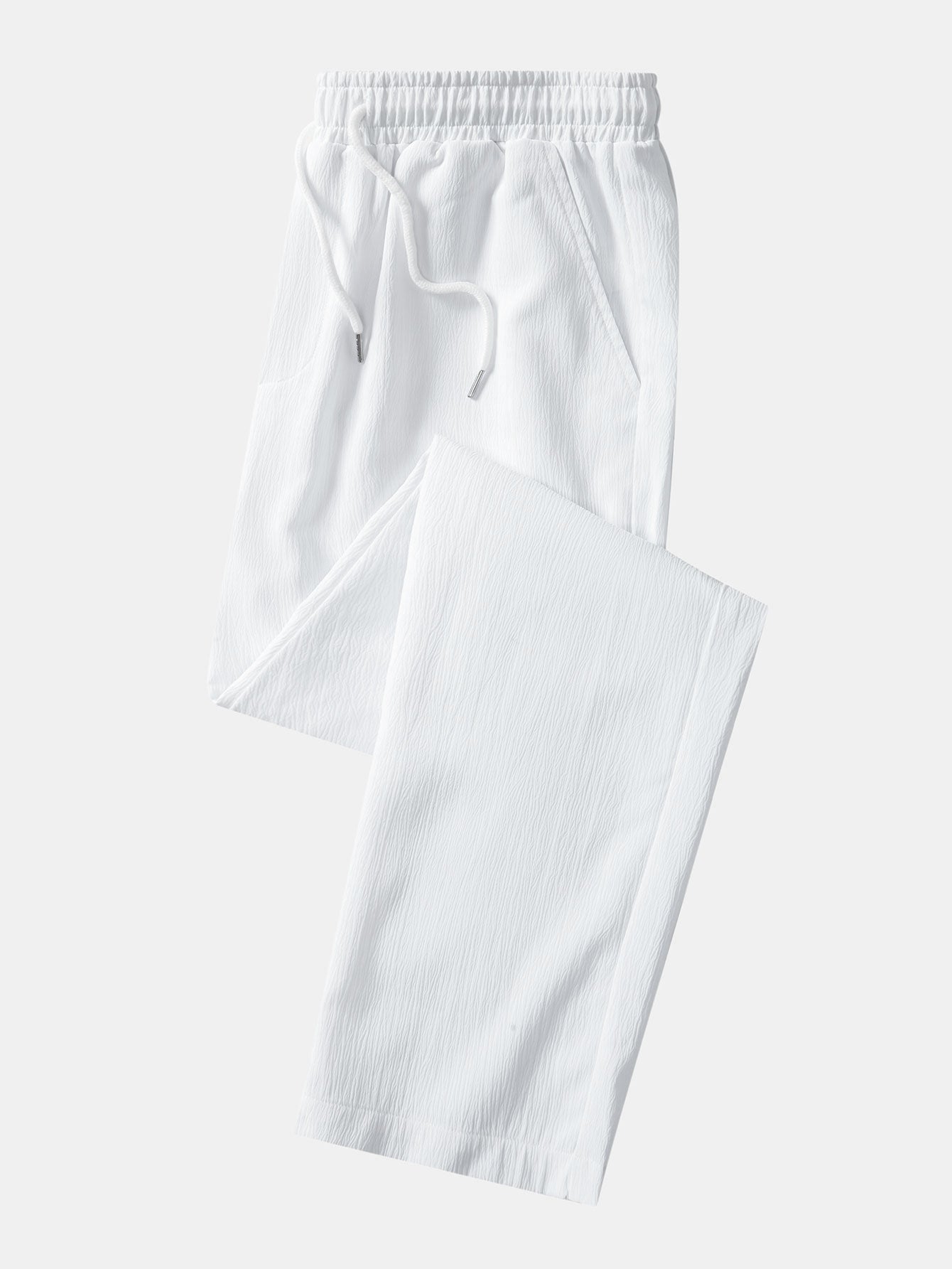 Yago® | Wrinkle Textured Straight Leg Pants
