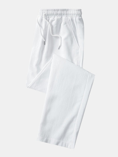 Yago® | Wrinkle Textured Straight Leg Pants