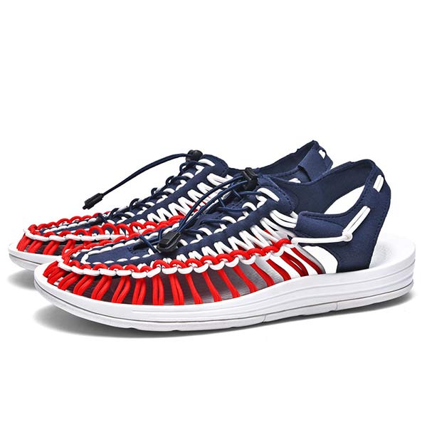 MEN'S HANDWOVEN BEACH SANDALS