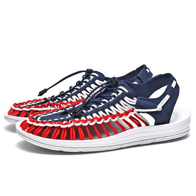 MEN'S HANDWOVEN BEACH SANDALS