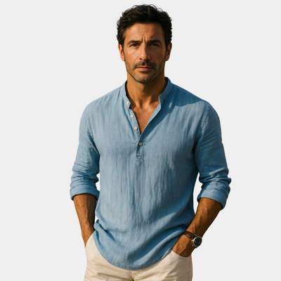 Santino® | Premium Cotton-Linen Stretch Shirt