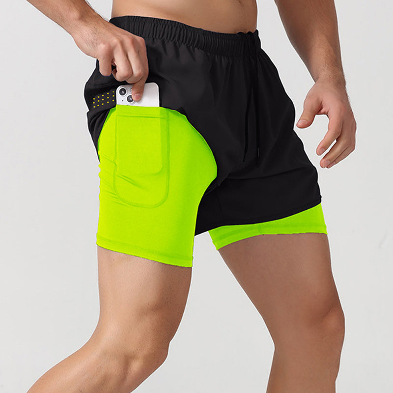 Blaise® | Breathable Double Layer Sports Shorts