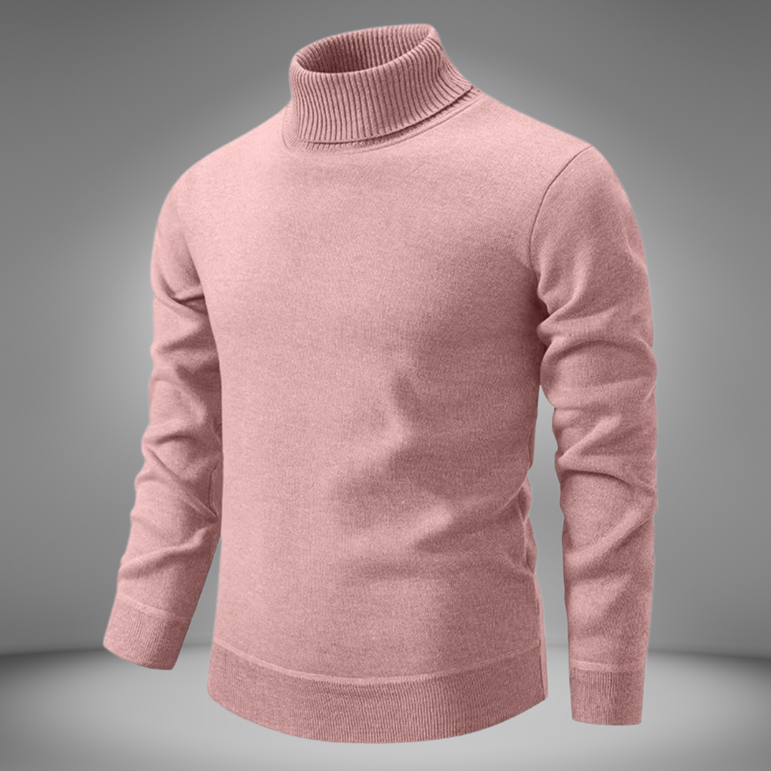 Eneas | Classic turtleneck knit sweater for men