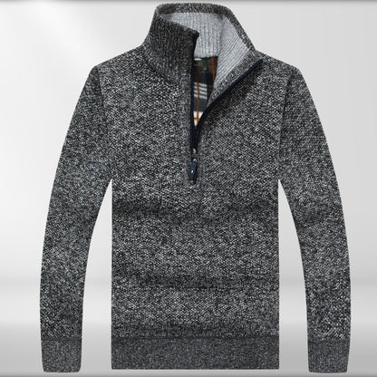 Diego® | Thicker Fleece Sweater With Half Zip