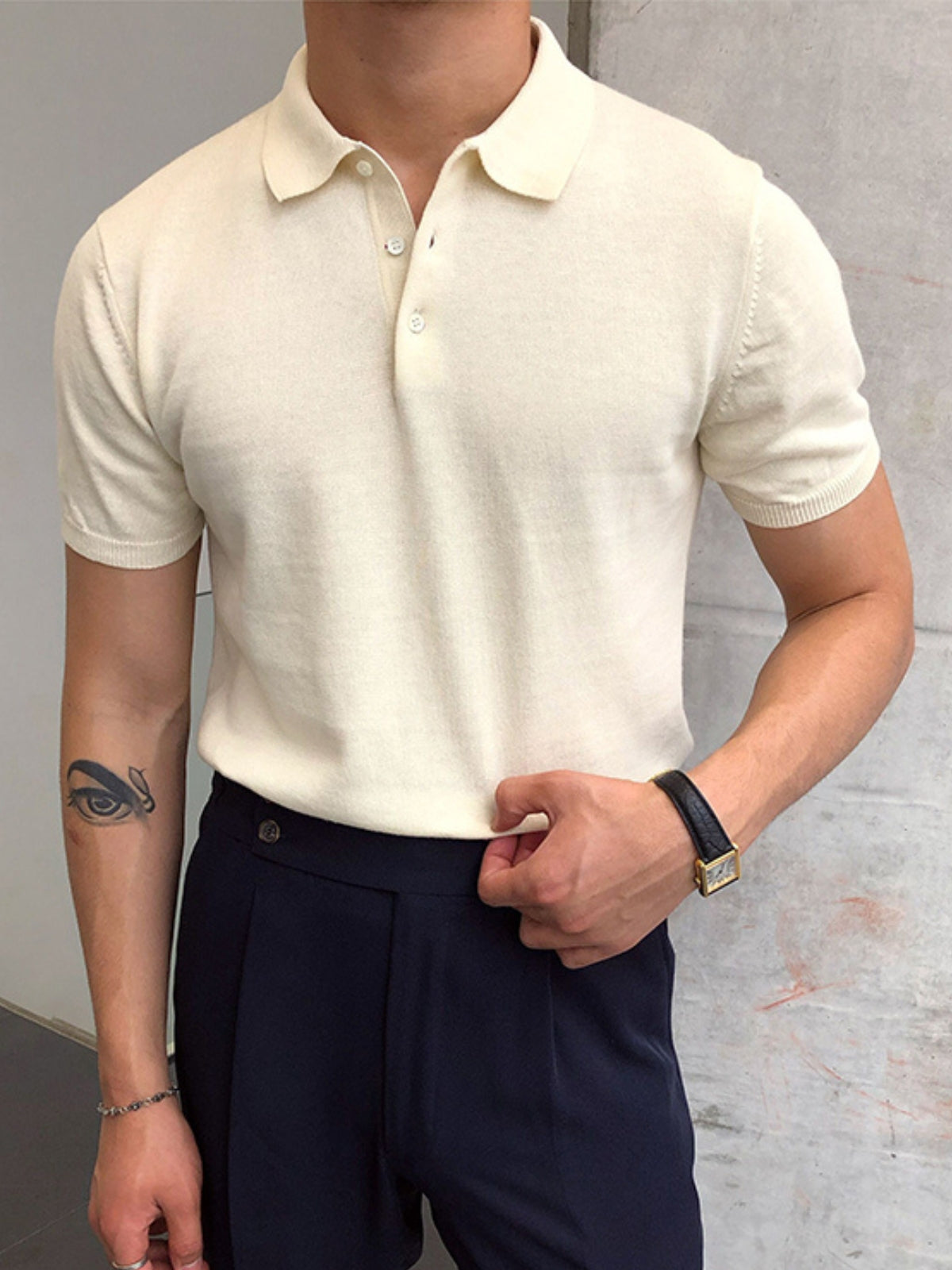 Bhaltair® | MV Old Money Cotton Polo Shirt