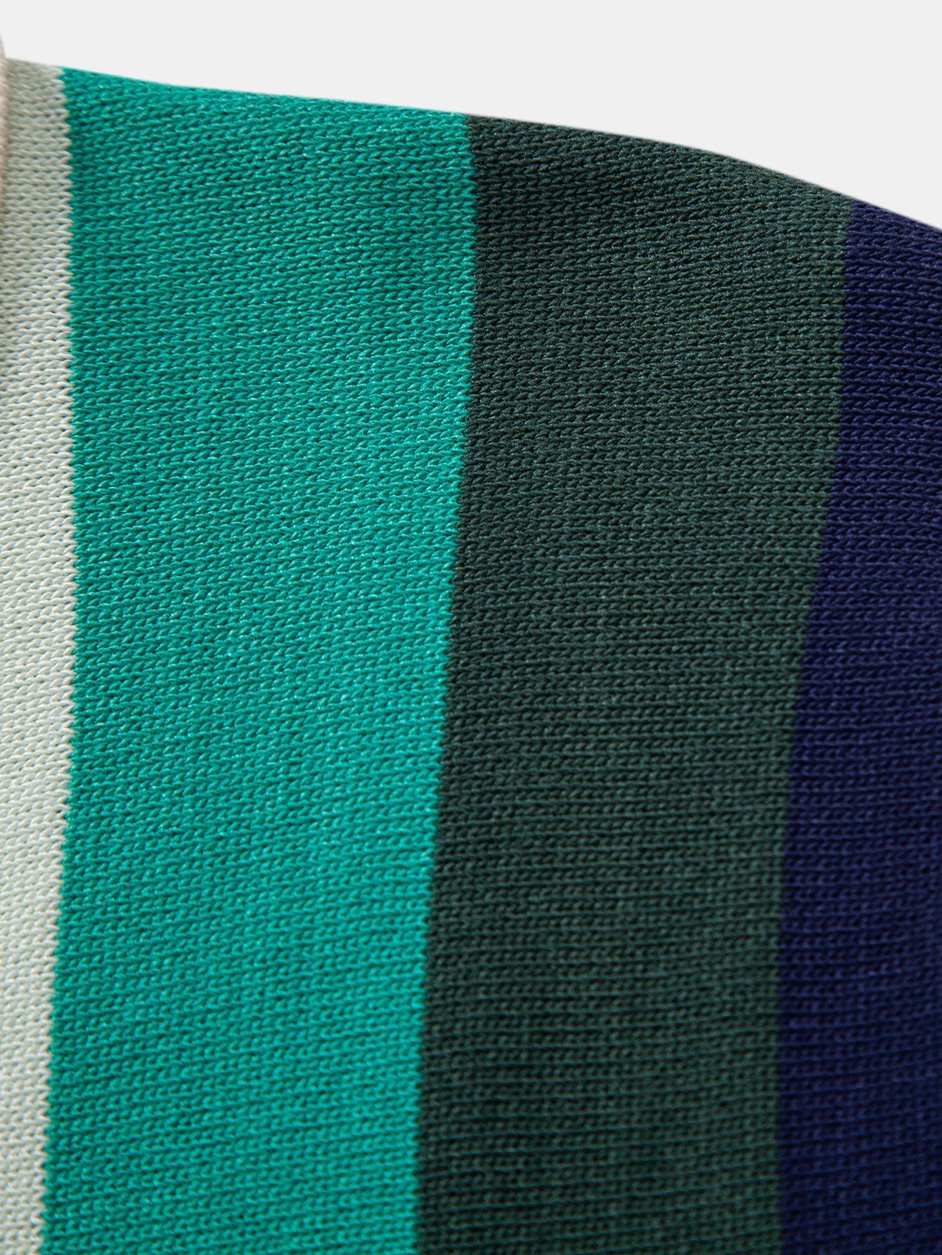 Michael | Striped Knitted Polo Shirt