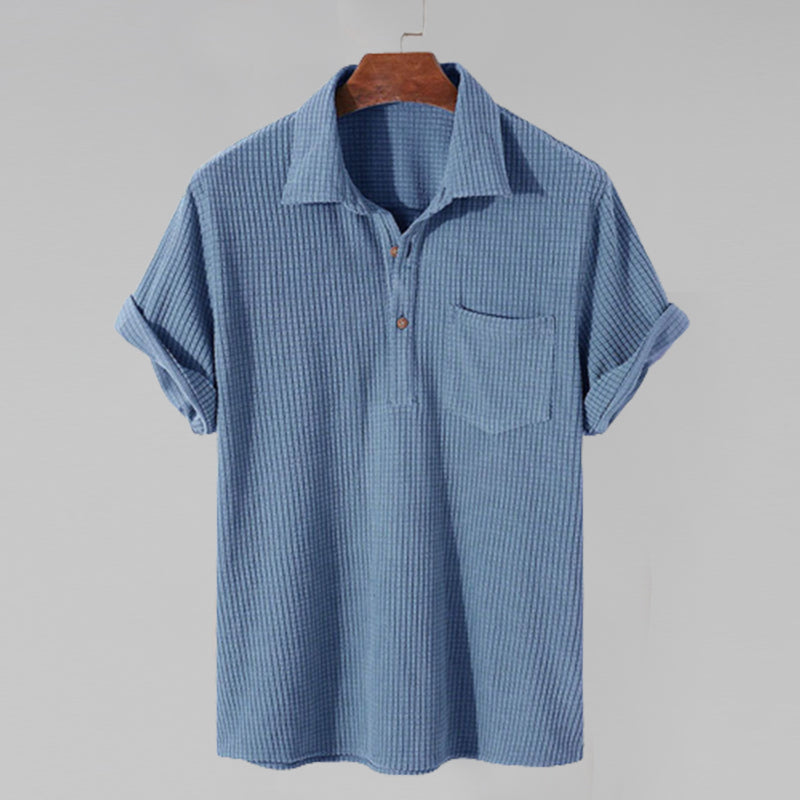 Johnnie® | Men'S Casual Loose Checkered Short-Sleeved T-Shirt