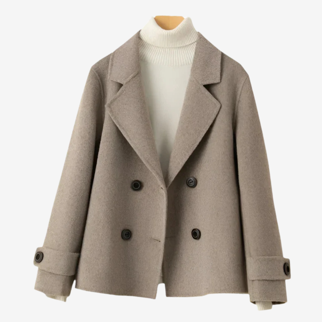 Elkin | Classic double-breasted wool jacket for women