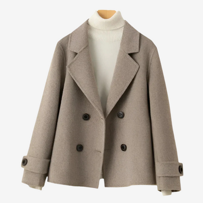 Elkin | Classic double-breasted wool jacket for women
