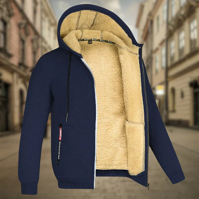 Decio | Cozy Sherpa-lined hoodie for men
