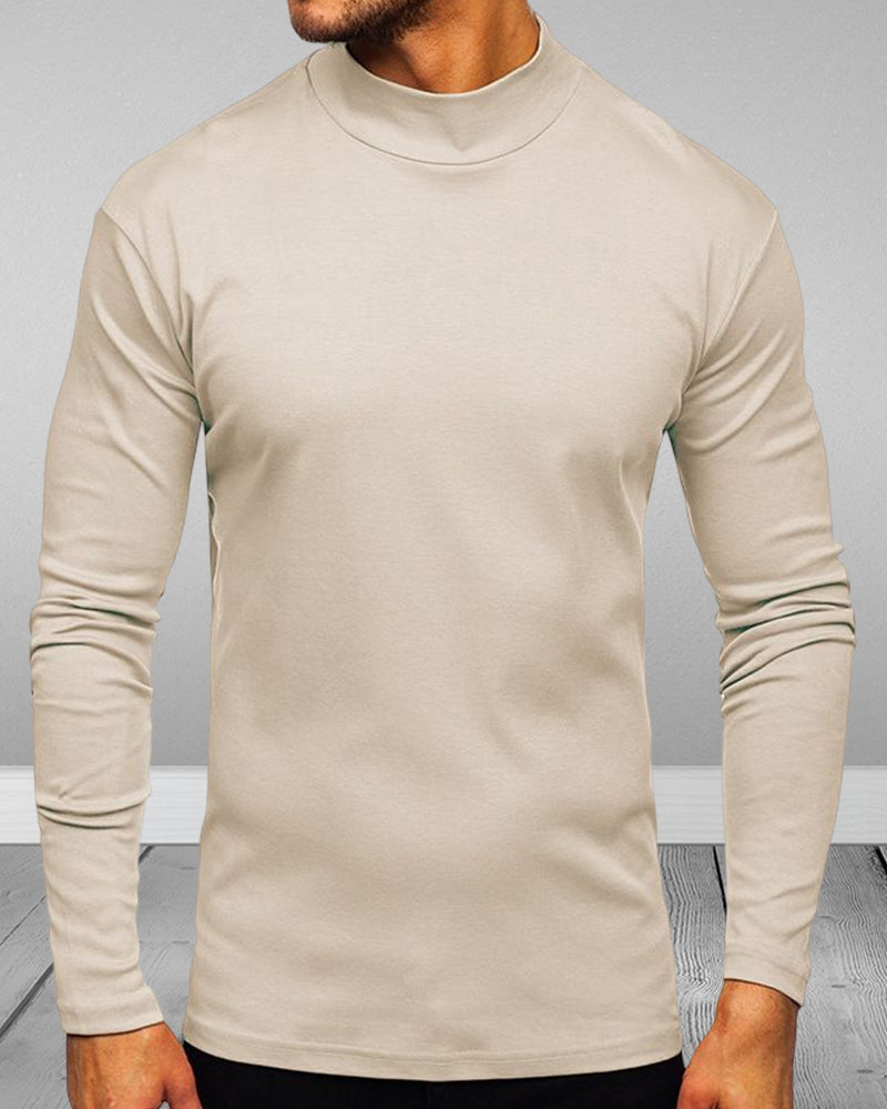 Juniper® | Men'S Solid Color Turtleneck Sweater