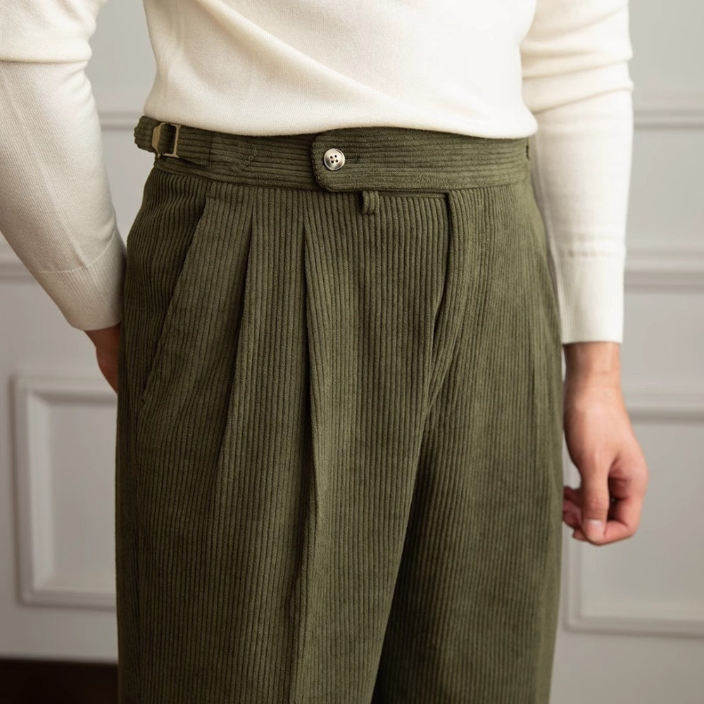 Bezemer® | MV Corduroy Drape Casual Trousers