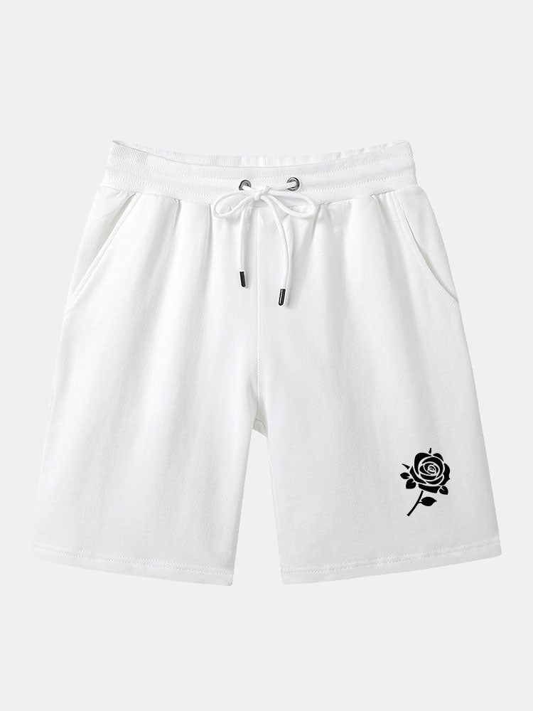 Bane® | Rose Print Mid Length Shorts