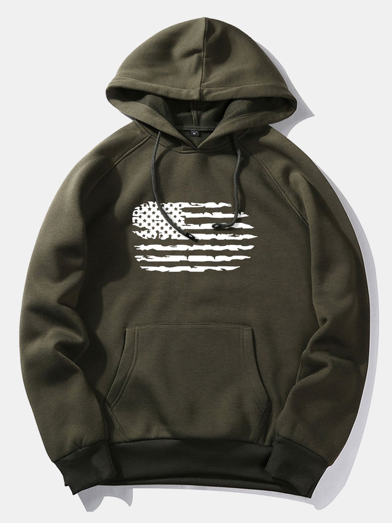 Patricio | American Flag Print Hoodie
