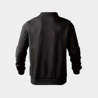 Dylan® | Vintage Zip-Up Sweater With Geometric Pattern