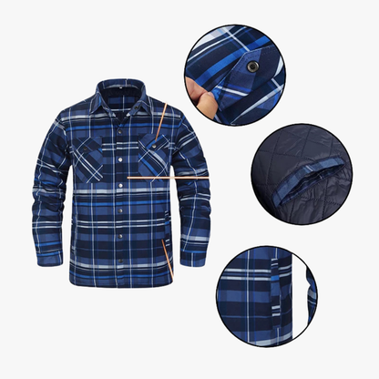 Wyatt® | Plaid Quilted Shirt Jacket