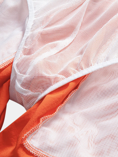 Justino® | Palm Tree Print Button Up Shirt & Man Mid Length Drawstring Swim Shorts