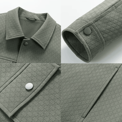 Quinn | Elliot Vintage Textured Cotton Knit Jacket