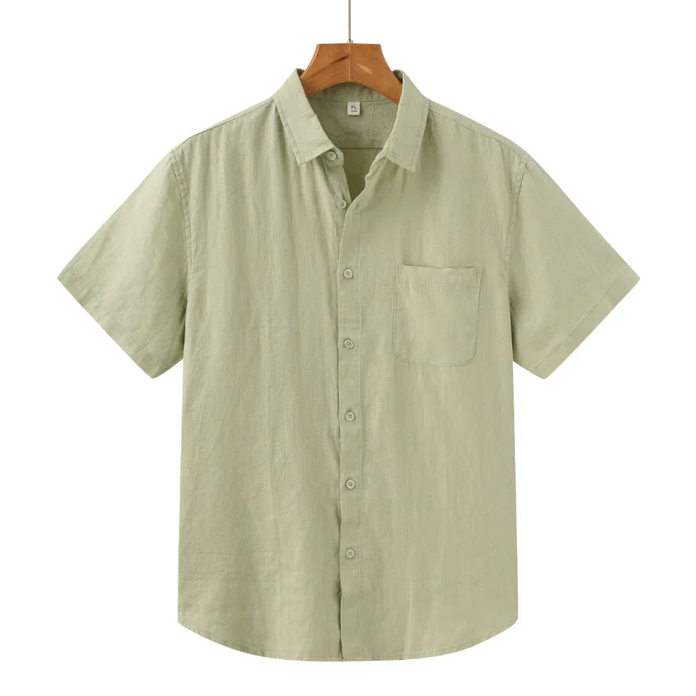 Alfredo® | Linen Shirt Short Sleeves