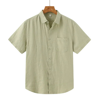 Alfredo® | Linen Shirt Short Sleeves