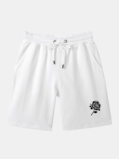 Isidoro® | Rose Print Mid Length Shorts