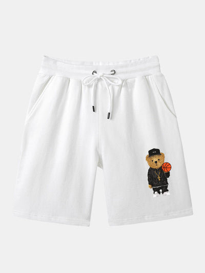Bruno® | Basketball Bear Print T-Shirt & Shorts