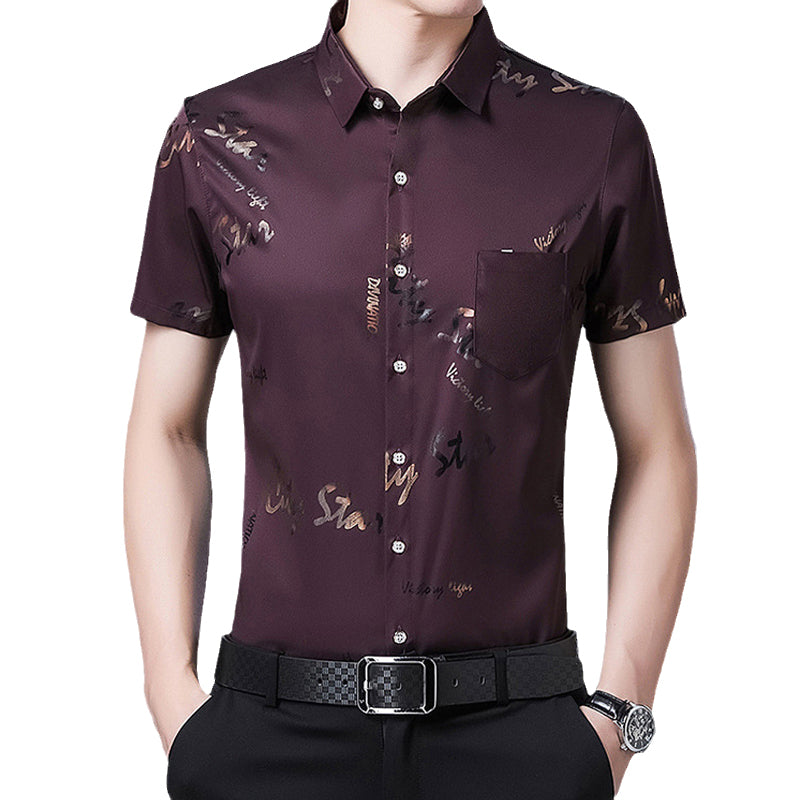 Kahlil® | Thin Short-Sleeved Shirt For Men