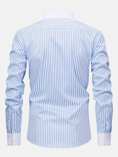 hola WINCHESTER STRIPED SHIRT & SLIM FIT TROUSERS