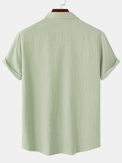 Alver® | Man Button Up Shirt With Patch Pockets
