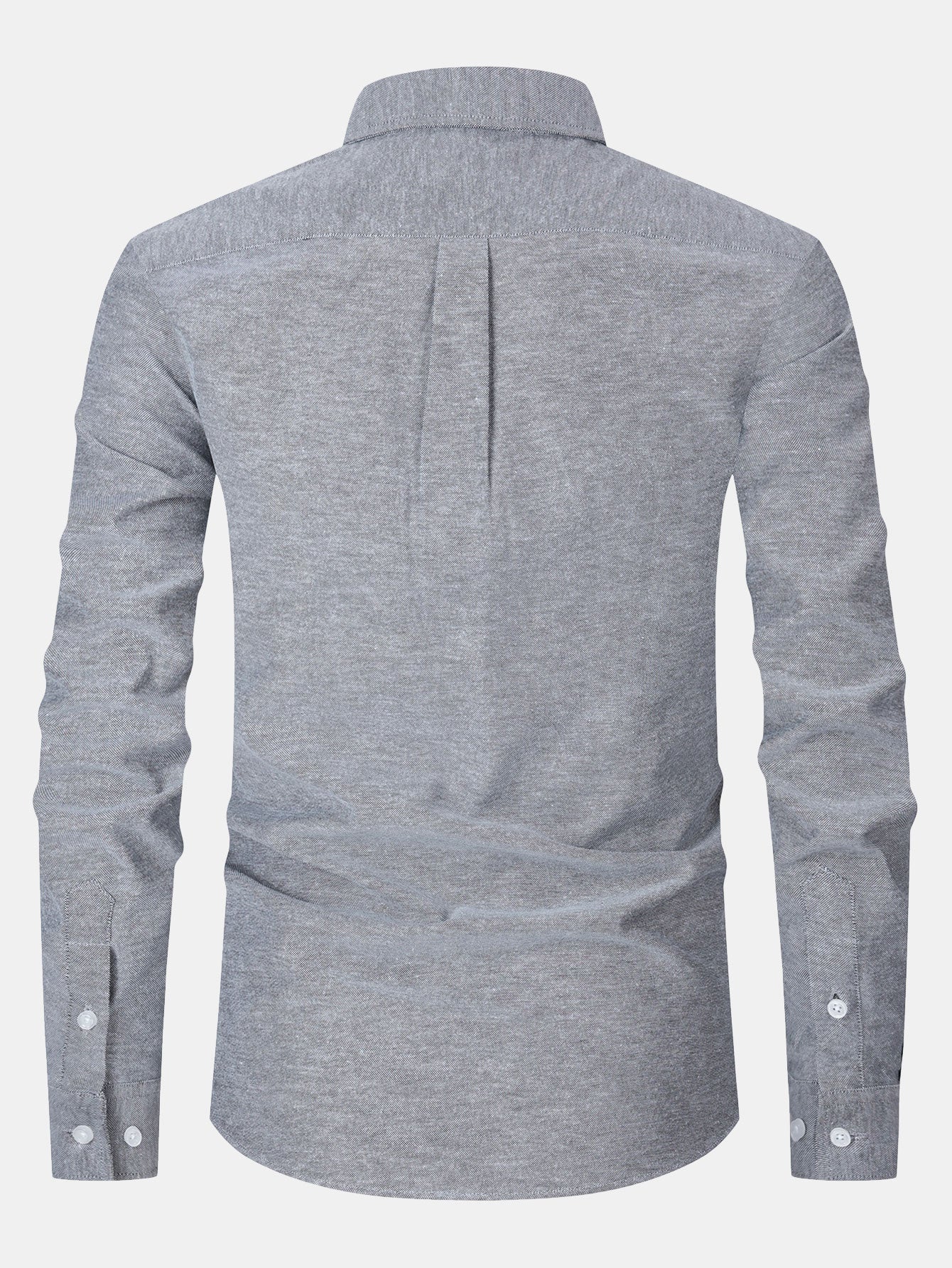 Fulvio® | Long Sleeve Pocket Button Up Oxford Shirt