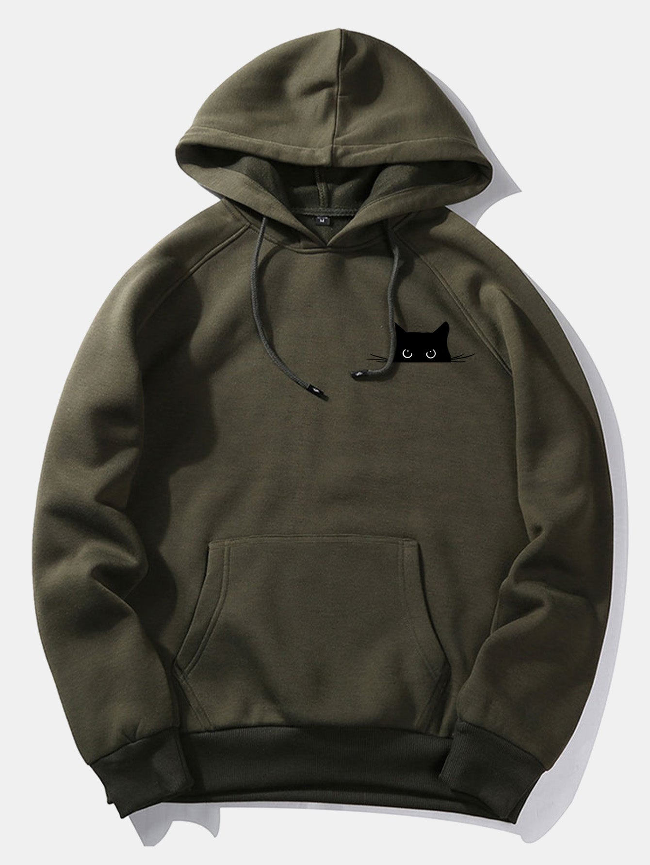 Juan | Black Cat Print Hoodie