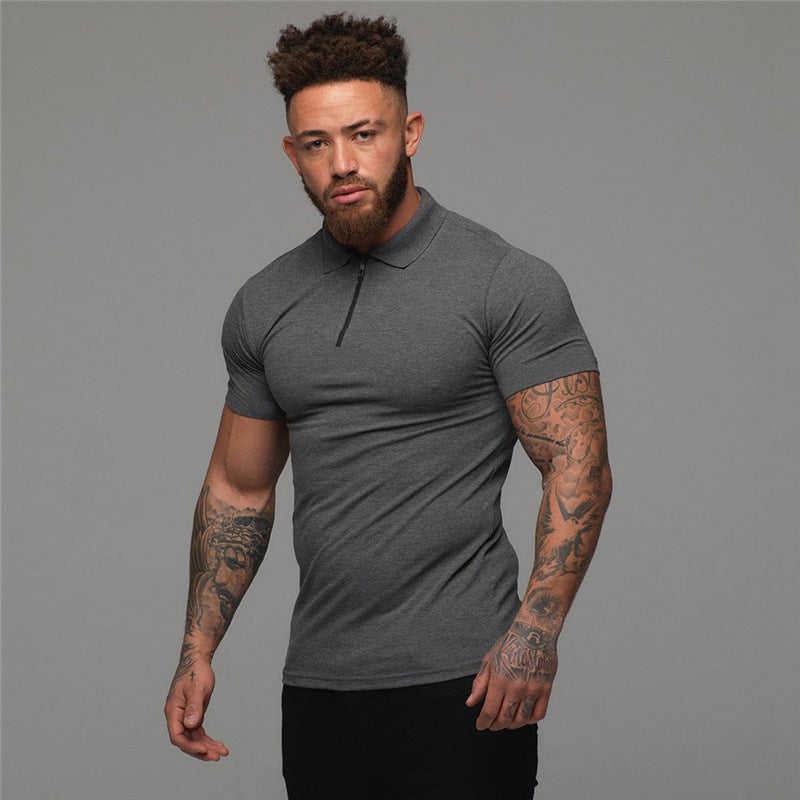 Jorge® | Men'S Zip-Up Polo Shirt